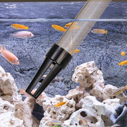 Small Gravel Vacuum for Aquarium, Multifunctional Fish Tank Cleaner, Aquarium Gravel Cleaning Kit for Water Changing, Sand Cleaning
