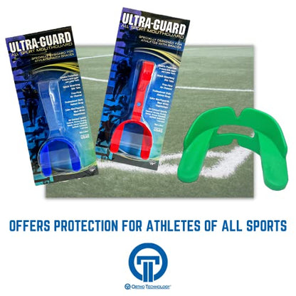 Ultra-Guard Orthodontic Mouthguard Without Strap, Clear, Double Protection - color: Clear