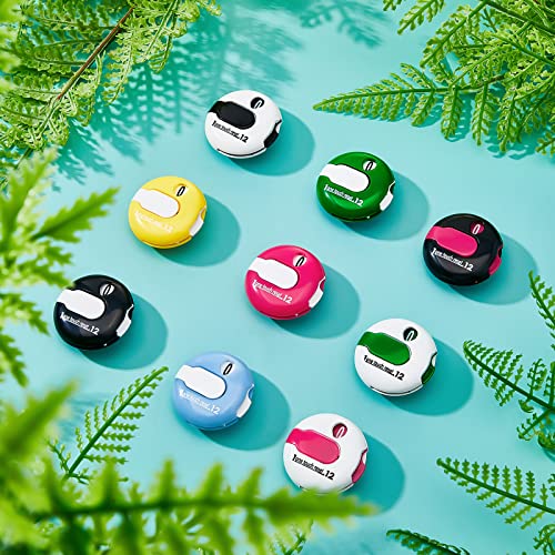 9 Pcs Mini Golf Score Counter, Touch Reset Clip