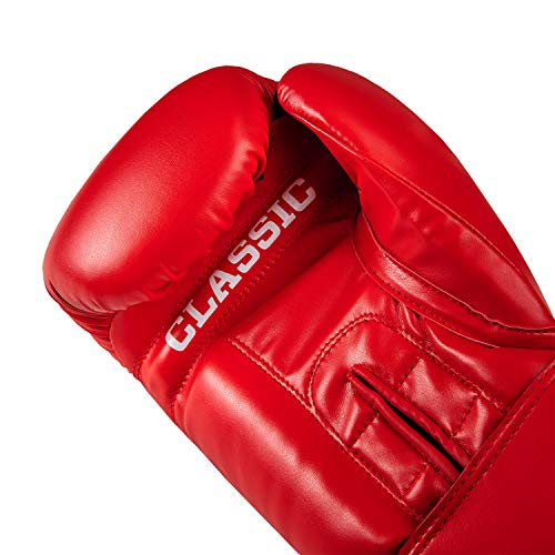 Title Classic Super Bag Gloves 2.0 - Boxing Gloves, Punching Bag Gloves, Kickboxing Gloves, Punching Gloves, Heavy Bag Gloves, Boxing Gloves Men, Boxing Gloves Women, Boxing Equipment - color: Red, size: Medium