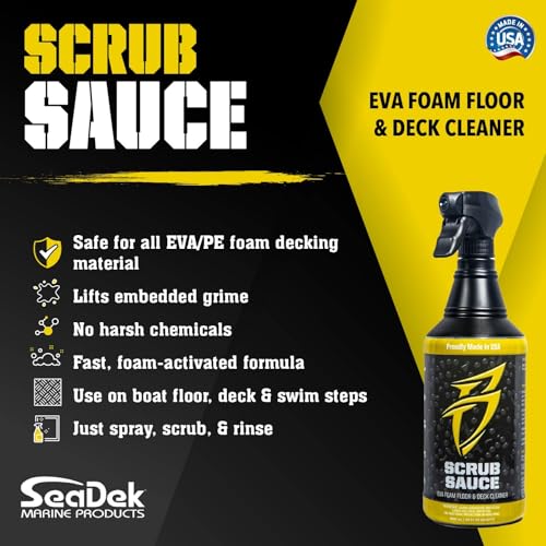 Bling Sauce Scrub Sauce, EVA Floormat Cleaner and Stain Remover, 32 Oz