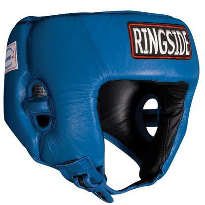 Ringside Competition-Like Boxing Headgear Without Cheeks - color: Blue, size: Medium