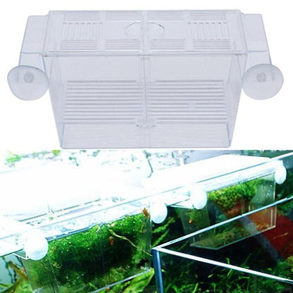 Aquarium Fish Tank Guppy Double Breeding Breeder Rearing Trap Box Hatchery Direct