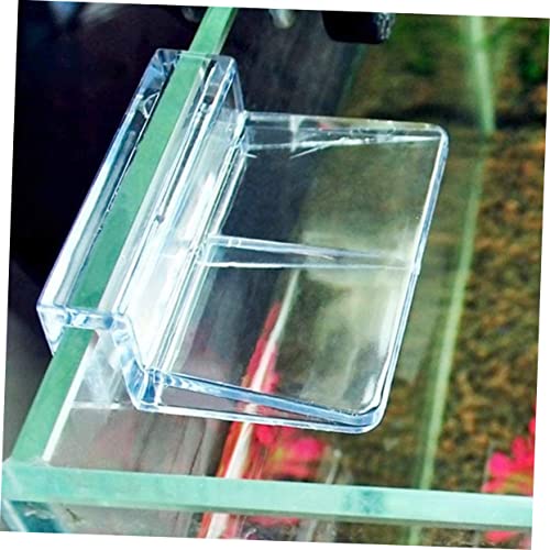 COLLBATH Fish Tank Cover Shelf Support Rack 10pcs Acrylic Lids Brackets for Betta Tank Stable Performance