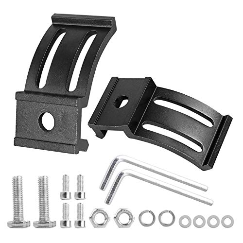 LED Light Bar Mounting Brackets 2PCS, Adjustable Bottom Mount Bracket Kits for LED Pod Lights Cubes Off Road Work Light Bar Fog Lights