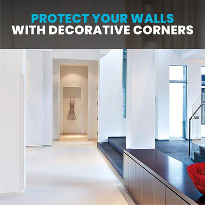 Proflex Wall Corner Protector - Clear 2 inch x 60 inch - Pack of 6 - Self Adhesive Corner Guards for Walls Edge Protection – Easy to Apply – No Tools Needed