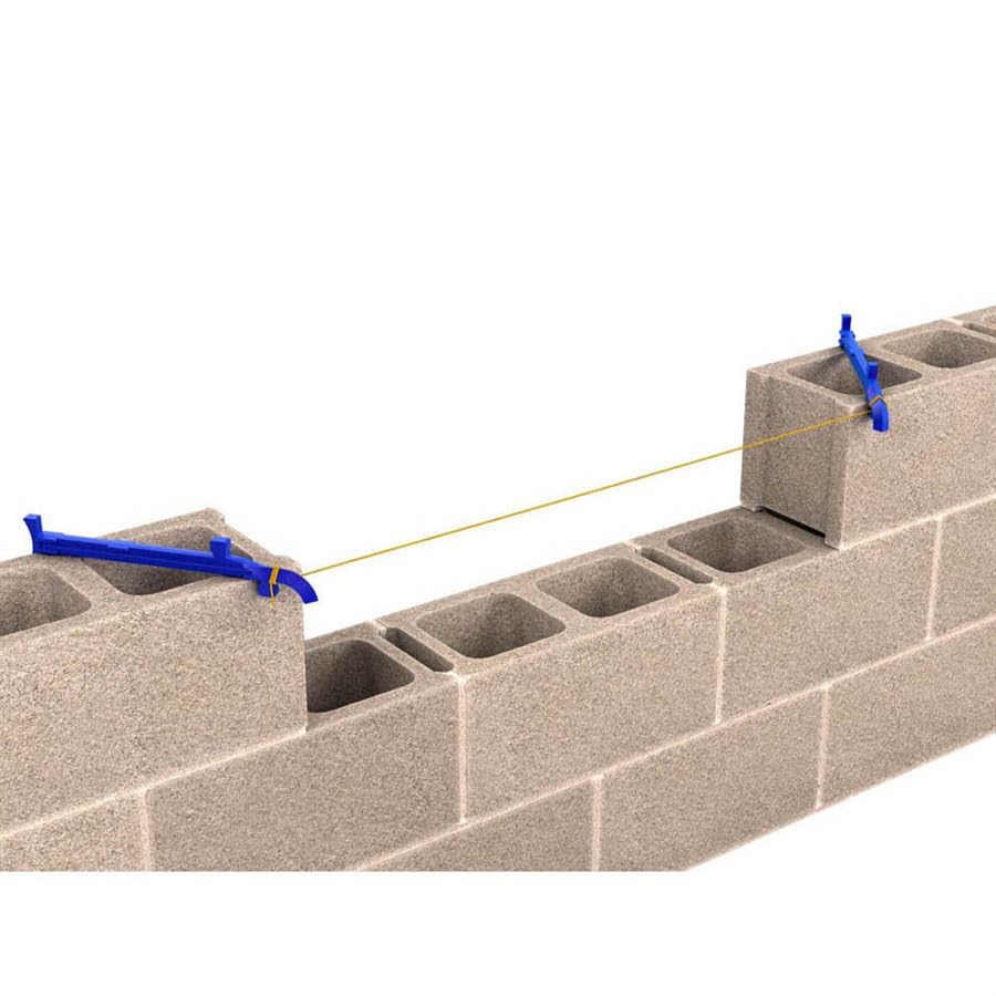 Bon Line Stretchers Cast Aluminum Mason Line Tightening Tools for Brick Block and Masonry Layout Work Sold in Pairs for Accurate Alignment