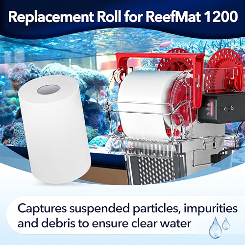 Replacement Roll for Reefmat 1200, 115' Long x 6.78" High Replacement Fleece roll Compatible with Red Sea, Roller Mat for Red Sea Fits for Automatic Filtration of Impurities