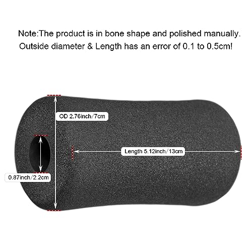 Sponge Foam Foot Pad Roller Pair, Used for Replacing Gym Exercise Equipment, Suitable for 1-inch Rod (Foam 5.12" X 2.76" Od X 0.87" Id) - color: Foam 5.12" X 2.76" Od X 0.87" Id