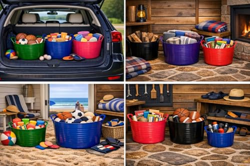 Tubtrugs SP5BL Flexible Blue Extra Small 5 Liter/ 1.3 Gallon Capacity - color: Blue, size: Mini