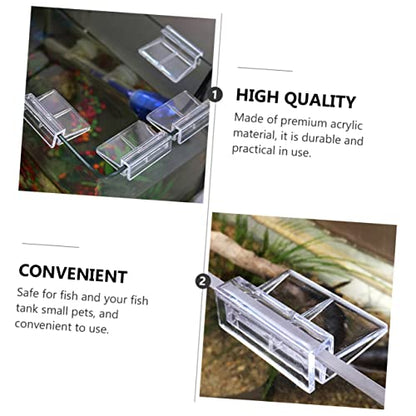 FRCOLOR 20pcs Aquarium Stand Support Brackets Acrylic Fish Tank Cover Clips Fish Tank Rack Holders