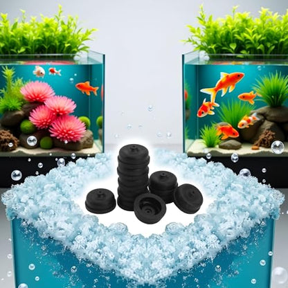 JJLFresheners Aquarium Diaphragm Air Pump Accessories EPDM Rubber Oxygen Pump Replacement Parts for Aquarium Fishing Oxygen Pump Aquarium Diaphragm Silicone Cup Parts Reolacements
