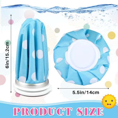 Honoson 4 Pack Reusable Ice Bags Hot Cold Bag Leakproof,Stylish Style | Reusable Ice Pack, Ice Bags Hot Water Bag,Screw Cap No-Leak Elastic Breathable for Sports & Home Use,Wide Opening Easy Fill - style: Stylish