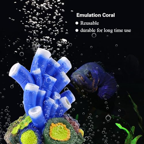 Colorful Fashionable Resin Emulation Fish Tank Aquarium Decor