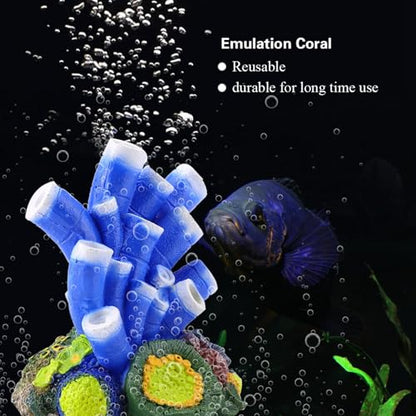 Colorful Fashionable Resin Emulation Fish Tank Aquarium Decor