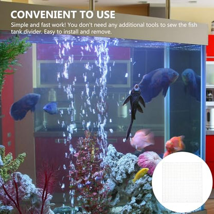MERRYHAPY 6pcs Fish Tank Partition Boards Aquarium Filtering Plates 30x30cm White Pe Filter Grid Divider for Breeding Tanks and Aquarium Bottom Separation