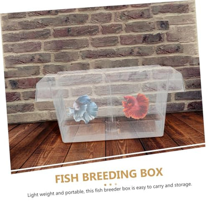 BESPORTBLE 2pcs Fish Breeding Box Cups Isolation Container for Newborn and Pregnant Fish for Aquarium Use Viewing Improves Survival Rates of Fry