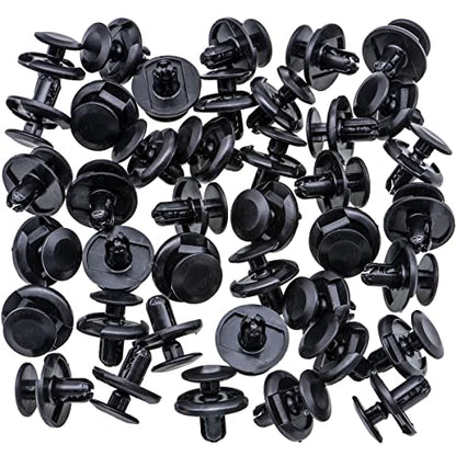 Rexka 40pcs Fender Liner Splash Shield Clip Retainer Fastener Rivet for Toyota Lexus 90467-07164 Camry, Celica, Corolla iM, Echo, Highlander, Prius, Prius V, RAV4, Sienna, Solara, ES (Pack of 2) - size: One Size (Pack of 2)
