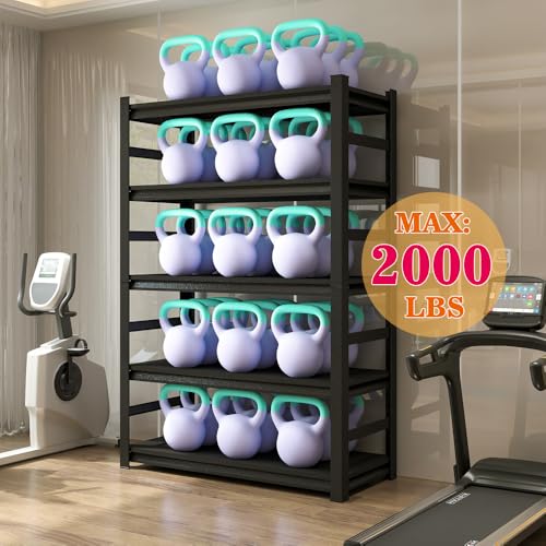 5-Tier Heavy Duty Steel Aquarium Stand with Safety Railing, 2000lbs Capacity Adjustable Metal Fish Tank Rack for Home/Commercial Use (47.2" W×23.6" D×72" H) - size: 47.2"W*23.6"D*72"H