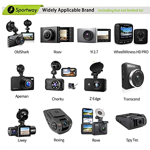 S10 Pro Dash Cam Mount, Suction Cup Dash Camera Mount Holder with 10+pcs Joints for Rove APEMAN CHORTAU Roav Nexar iiwey REXING Z-Edge Old Shark YI ... 98% Car Dash Cameras