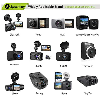S10 Pro Dash Cam Mount, Suction Cup Dash Camera Mount Holder with 10+pcs Joints for Rove APEMAN CHORTAU Roav Nexar iiwey REXING Z-Edge Old Shark YI ... 98% Car Dash Cameras