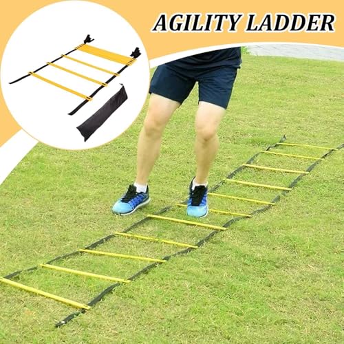 Sports Agility Ladders Workout Exerciser Storage Bag Instant Set-up
