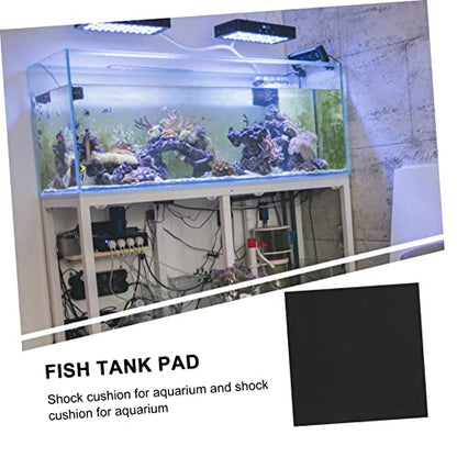 BESPORTBLE 5pcs Creative Non- Shockproof Pad for Fish Tank Insulation Absorption Mat Black for -Term Use Under Aquariums to Stability and Integrity