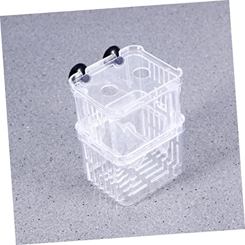 Fish Breeding Isolation Box Small Aquarium Fish Hatchery Incubator with Optimum Water Flow Durable Design for Fry Protection and Space Saving
