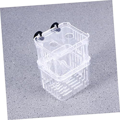Fish Breeding Isolation Box Small Aquarium Fish Hatchery Incubator with Optimum Water Flow Durable Design for Fry Protection and Space Saving