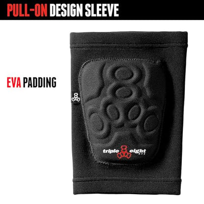 Triple Eight Covert Elbow Pads – Ideal for Roller Skating, Biking, BMX, and Skateboarding - color: Black, size: Small