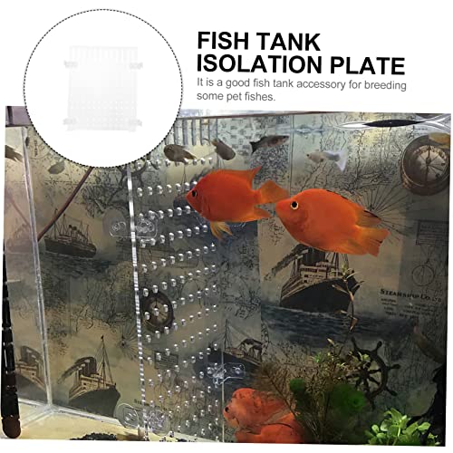 150 Gallon Fish Tank Partition Plate Aquarium Incubator Divider Suction Cup Divider Splitter with Suction Cup Partition net Separation Board Board Breeding Box