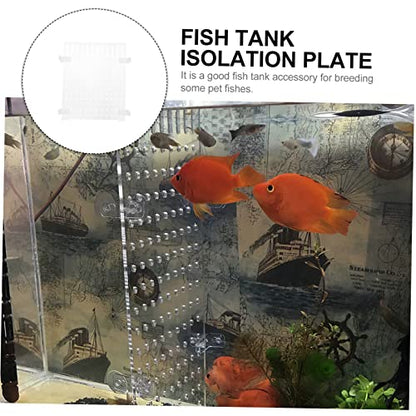 150 Gallon Fish Tank Partition Plate Aquarium Incubator Divider Suction Cup Divider Splitter with Suction Cup Partition net Separation Board Board Breeding Box