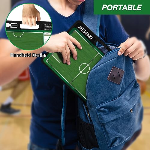 Soccer Dry Erase Coaching Board for Coaches Lineup Board with Marker