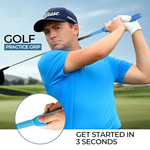 Right-Hand Golf Grip Trainer – Golf Swing Training Aid for Perfect Hand Positioning | Anti-Slip Grip Trainer for Beginners & Pros | Improve Accuracy, Power & Consistency