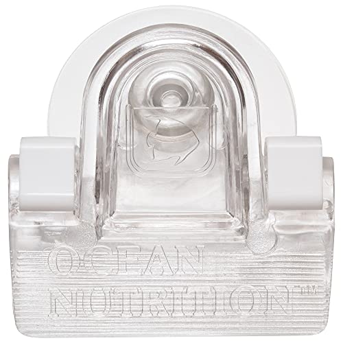 Ocean Nutrition Fish Feeder Seaweed Clips for Saltwater Fish - Aquarium Suction Cups, Holds Food Intact, Prolongs Feeding Process, Pack of 36 for Tangs, Rabbitfish, Marine Angelfish, Wrasses, Damsels - size: 1 Count (Pack of 36)