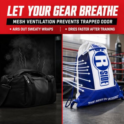 Ringside Boxing Gym Lightweight Glove Bag, One Size, Purple/White - color: Purple/White