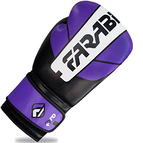 Farabi Sports Boxing Gloves Men and Women Kickboxing Gloves - Muay Thai Gloves 10-oz 12-oz 14-oz 16-oz Red & Purple Boxing Gloves for Punching Bag, MMA, Muay Thai and Training - size: 16-oz