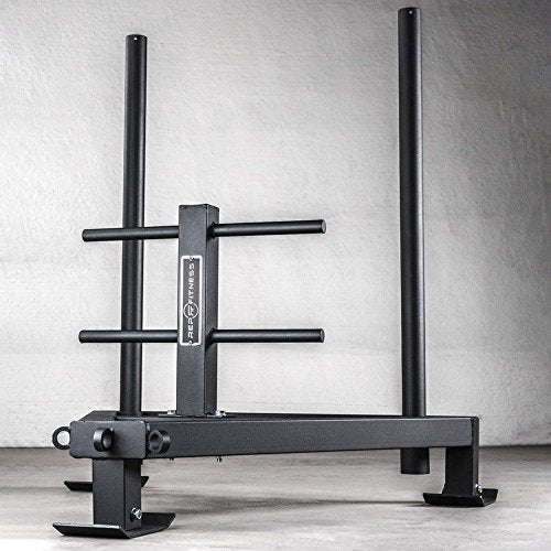 Rep Fitness Weight Sled | Push Pull Sleds Options for Training | Speed & Agility Workout Equipment | Gym Equipment | Football Strength Training | Heavy Duty Weighted Sled | Indoor Outdoor Exercise - style: Power Sled