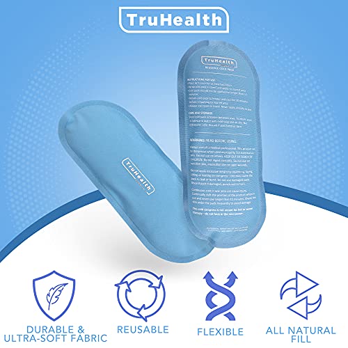 Gel Cold Compression Ice Pack, Reusable, Knee and Back, Blue