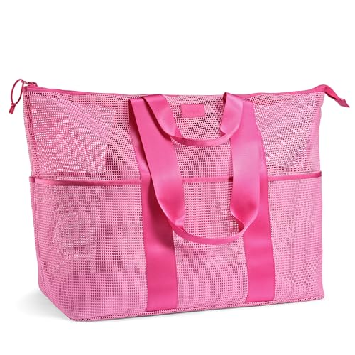 Fit & Fresh The Shore Thing™ XL Marine Grade Mesh Beach Bag, Extra Large Beach Tote, Durable, Sandproof Oversized Pool Bag