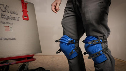 BARWALT KN-1 Ultralight Knee Pads, Work Knee Pads, Assembled in the USA | Nonskid Outer Shell, Excellent Grip, Fully Rebuildable, Folding Accordion Top, 11 Oz Each, Flooring Knee Pads, BWT20010 - style: KN-1 Ultralight