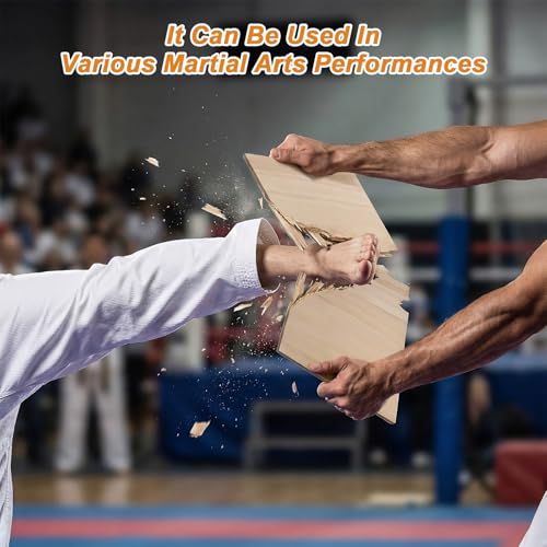 15 Pcs Taekwondo Karate Breaking Boards, Breakable Karate Thin Wooden Board