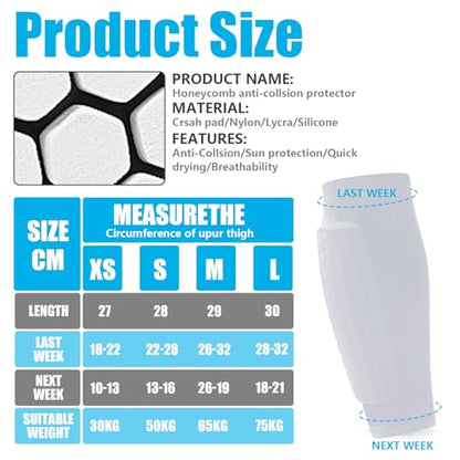BIRDDIE Soccer Shin Guards Shin Pads for Kids Youth Adult - color: White, size: X-Small