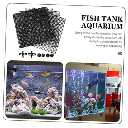TOYANDONA 1set Fish Tank Isolation Plates Aquarium Bottom Dividers Cups Easy to Assemble Safe Material for Compartmentalizing Tanks and Enhancing Fish Survival Rates
