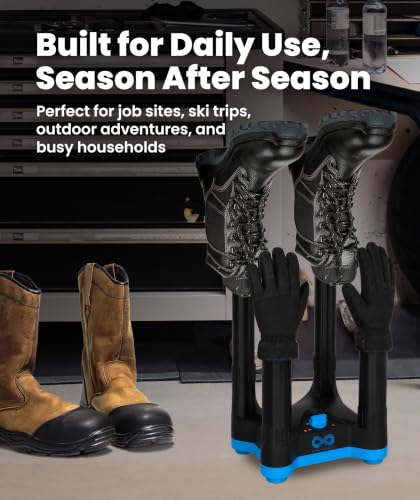 Everlasting Comfort Boot Dryer for Work Boots, Quiet Shoe Dryer, 2 Pair - size: 2 Pair