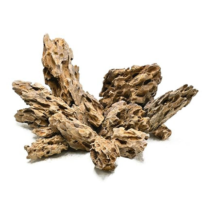 Dragon Stone Aquarium Rocks 5lb Seiryu Stone for Aquariums Landscaping Model Fish Tanks Terrariums Vivariums Paludarium Amphibian Enclosures(2-4 inches) - size: 5LB(2-4 inches)