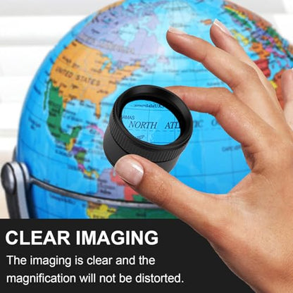 30X Portable Handheld Magnifier Optics Lens Loupes Magnifiers Dome Magnifying Glass for Jewelry Scope Stamps Seniors Reading Newspapers Crafts Watch Repair (30X 36MM) - size: 30X36MM