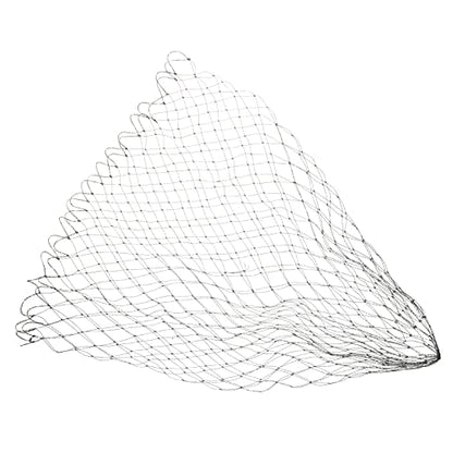 Fishing Net Replacement, Dia.19.7" PE Replacement Mesh Landing Fish Nets for Freshwater Saltwater Fishing, Gray