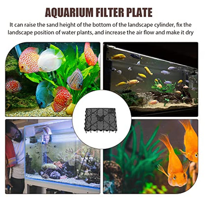 Ipetboom 6pcs Aquarium Divider Wear-Resistant Gravel Board for Fish Tank Filtration Lightweight Design for Aquarium Supplies