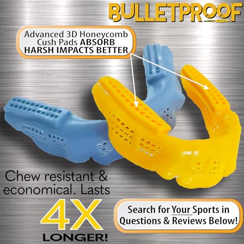 Bulletproof Braces Mouth Guard: Most Breathable Thin Mouthguard for Braces! - color: Lava Black, size: BRACES